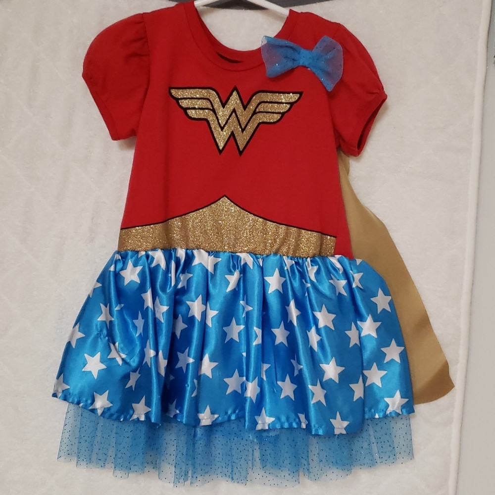 Wonder woman girls dress 3t